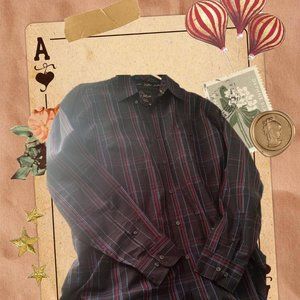 Gorge Strait black button up dress shirt